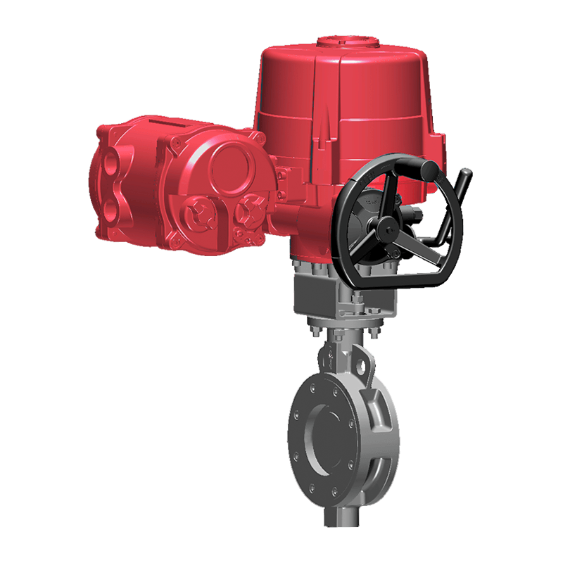 Elektrisk hardforseglet spjeldventil