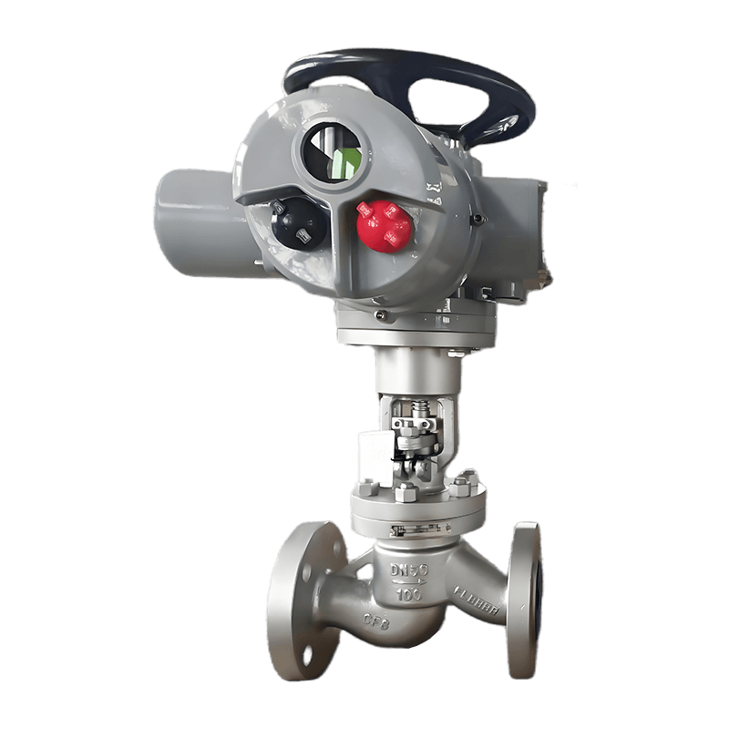 Elektrisk stengeventil i rustfritt stål
